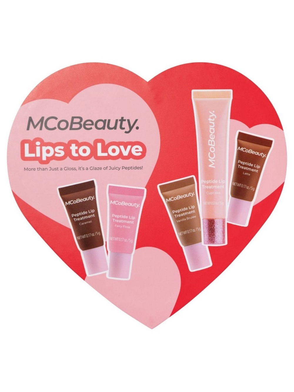 Lips to Love Peptide Lip Treatment Set - Pink & Brown Shades